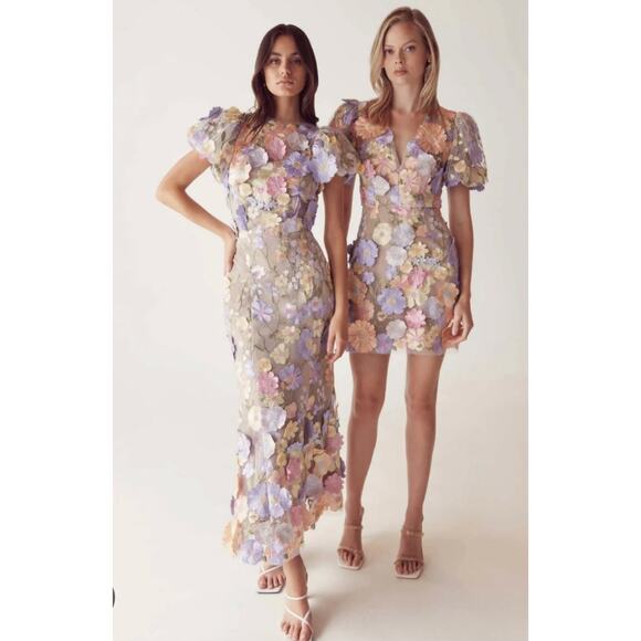 ELLIATT XS Anthea Floral 3D Mini Dress - Picture 5 of 5